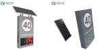 IP65 Waterproof Solar Powered Radar LED Speed Limit Sign Speed Traffic Radar