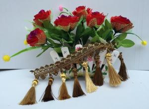 China Perfect tassels fringes for curtain/sofa/pillow decoration factory