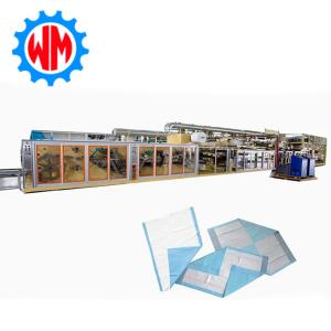 China 380V High Speed Underpad Making Machine Professional Customization Global Export factory
