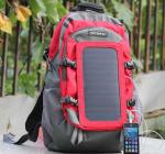 Solar Powered Hiking Backpack / Solar Battery Backpack For Mobile Phones