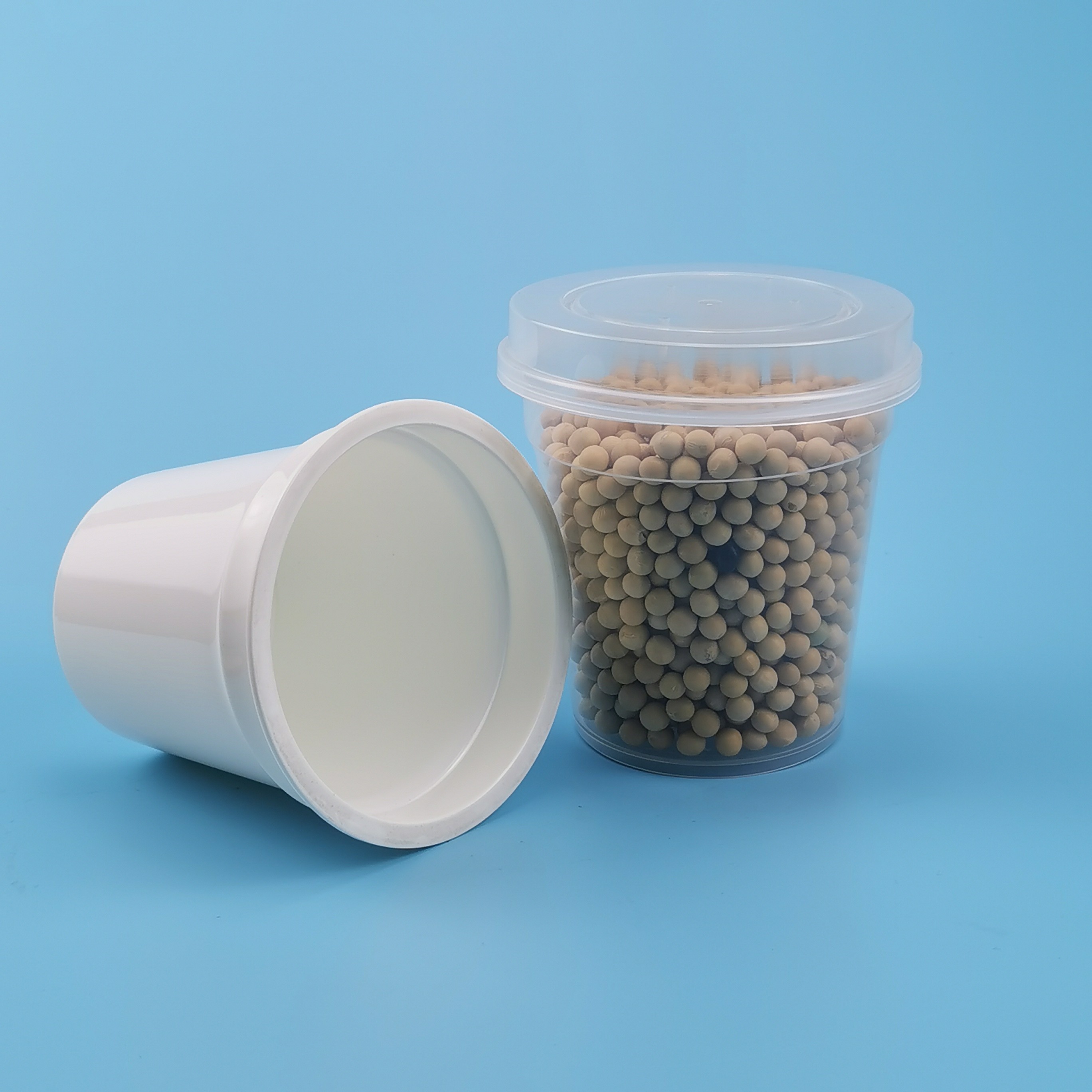 BPA Free PP 15Oz Reusable Plastic Tea Coffee Sugar Canisters