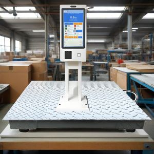 21.5' Smart Ground Scale Platform with IoT LCD Display Touch Screen Thermal