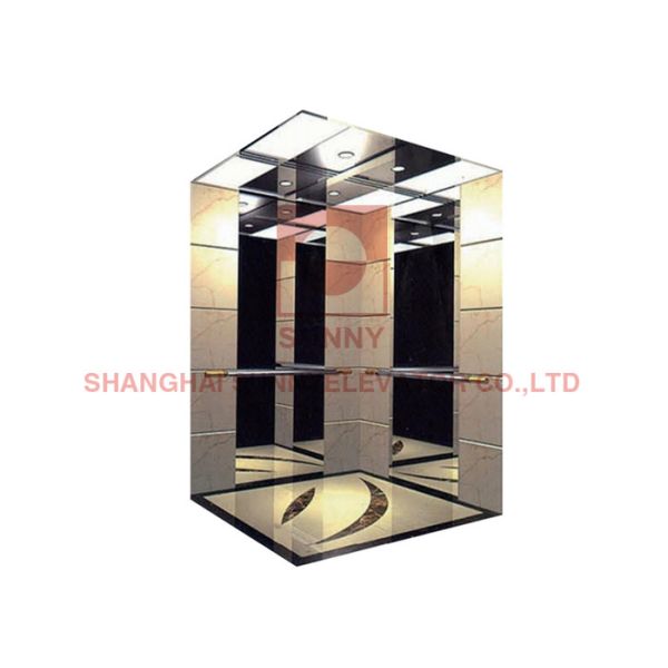 China High Speed Machine Roomless Passenger Lift  Full collection control factory