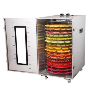 China 16 Trays Commercial Fruit Drying Machine 1.8kw Vegetable Dehydrator Machine factory