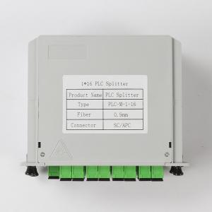 China Low PDL Compact SC APC PLC Splitter 1x16 0.9mm Fiber High Reliability factory