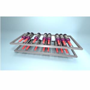China Rack Wine Storage Holde 413mm Width Aluminum Display Shelf factory