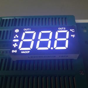 China Ultra White Common Cathode 7 Segment Display , Led Mobile Billboard 80-100mcd factory