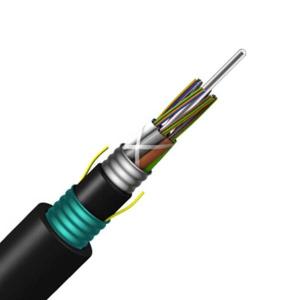 China Underground 4 Core Armored Outdoor Fiber Optic Cable GYTA53 Stranded Loose Tube factory