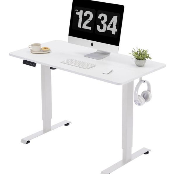 Adjustable Garden Art Slab Table Petite Ergonomic French Wooden Standing Desk