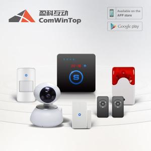 China smart home gsm alarm security with wireless siren and wi-fi camera factory