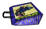 Africa Map PP Woven Shopping Bags Black Edge 4c Printing Recycle