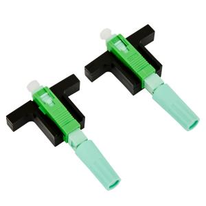 China Aircraft Nut Type SC Fiber Optic Connector Quick Assembly factory