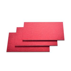 China 10 Years Warranty 3mm Thick Brushed-Cladding Composite Panel factory