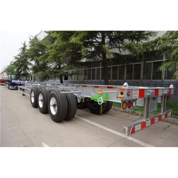 Steel Frame Container Skel CIMC 20 40 Tril Axle Chassis