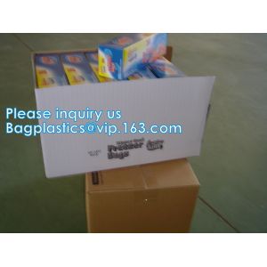Biodegradable Plastic Bag Transparent PE Slide Seal Freezer Bags, Gallon, Quart,