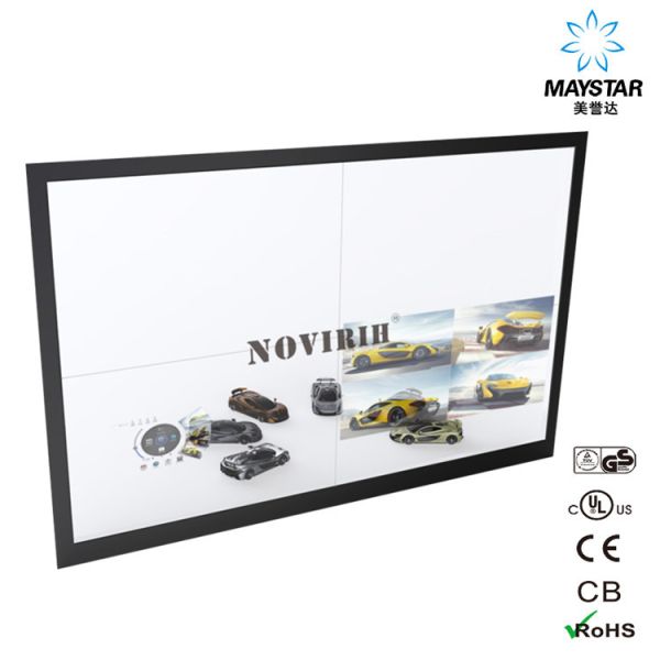 China Weather Resistance Transparent LCD Screen With Energy Saving LED Backlight factory