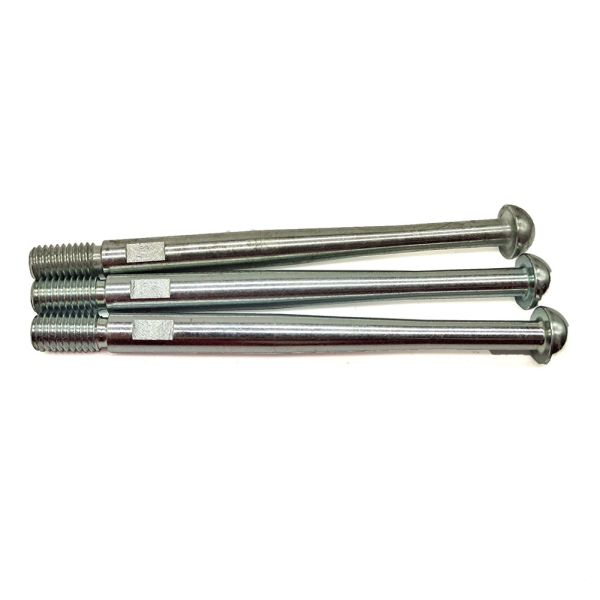 China Precision CNC Turned Round Head Bolt - Custom Non-Standard Dimensions & Threads factory