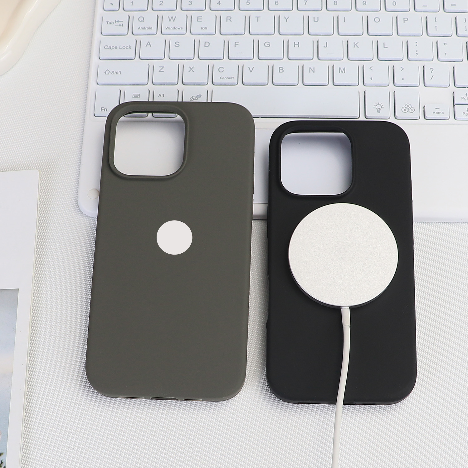 Shockproof Silicone Cell Phone Case Magnetic iPhone 17 Phone Cases OEM / ODM