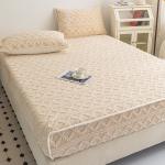 Washable Machine Wash Winter Bed Sheet Sets 100% Velvet Bed Protector Mattress