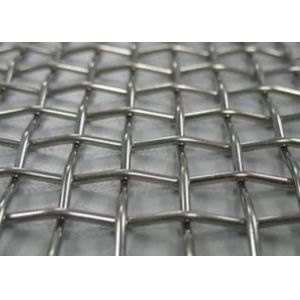 Corrosion Resistant Woven Wire Mesh Screen With Square Mesh For 30° 180° Hook