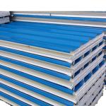 Villa Water Resistant Colored Steel Plate Rock Wool Tile Heat Insulation Tile