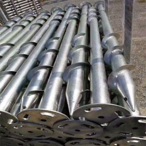 China Industrial Steel Helical Screw Piles Tieback Anchors For Commercial Properties factory