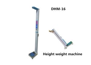 China 200kg/0.1kg Digital Height And Weight Scale With And Land Wheel Multi Languages factory