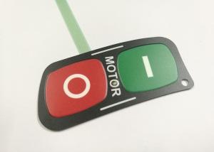 China Thin Film Graphic Overlay LED Membrane Switch With Metal Dome Customized Size factory
