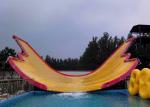 Amusement Water Park Fiberglass Water Slide Smooth Corrosion Resistance
