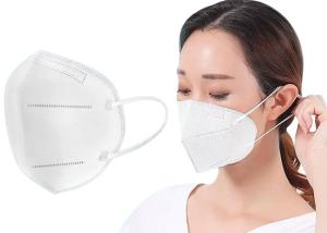 China Anti Allergic N95 Pollution Mask , Disposable Dust Mask No Glue Bonding factory