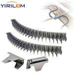 Crown 22mm Galvanized Clip Fasteners For Spring Mattress Manufacture