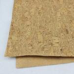 0.8mm Durable Nature Cork Fabric/Leather for Wall Decoration, Phone Cover and