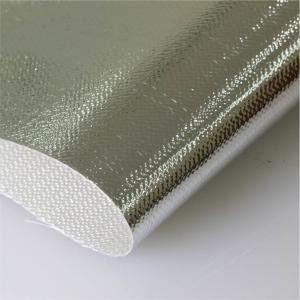 China Aluminum Coated Glass Fiber Cloth Al3732 High Tensile Thickness 0.4mm factory