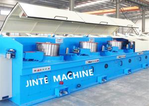 China Narrow Slot Cooling Low Noise 5T Straight Wire Drawing Line factory