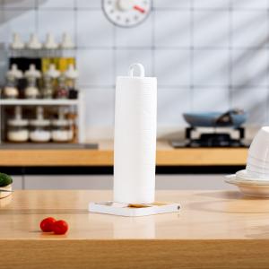 China Kitchen Organiser Kitchen Metal Paper Holder Standing Paper Roll Holder Tissue Paper Holder factory