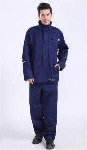 China EN1149 Electrical Arc Flash Protection Clothing , 280gsm Fire Resistant Jacket factory