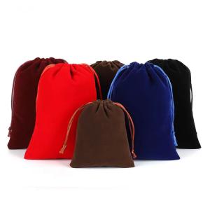 China 15x20cm Suede Drawstring Bag , HY Jewelry Gift Packaging Pouch factory