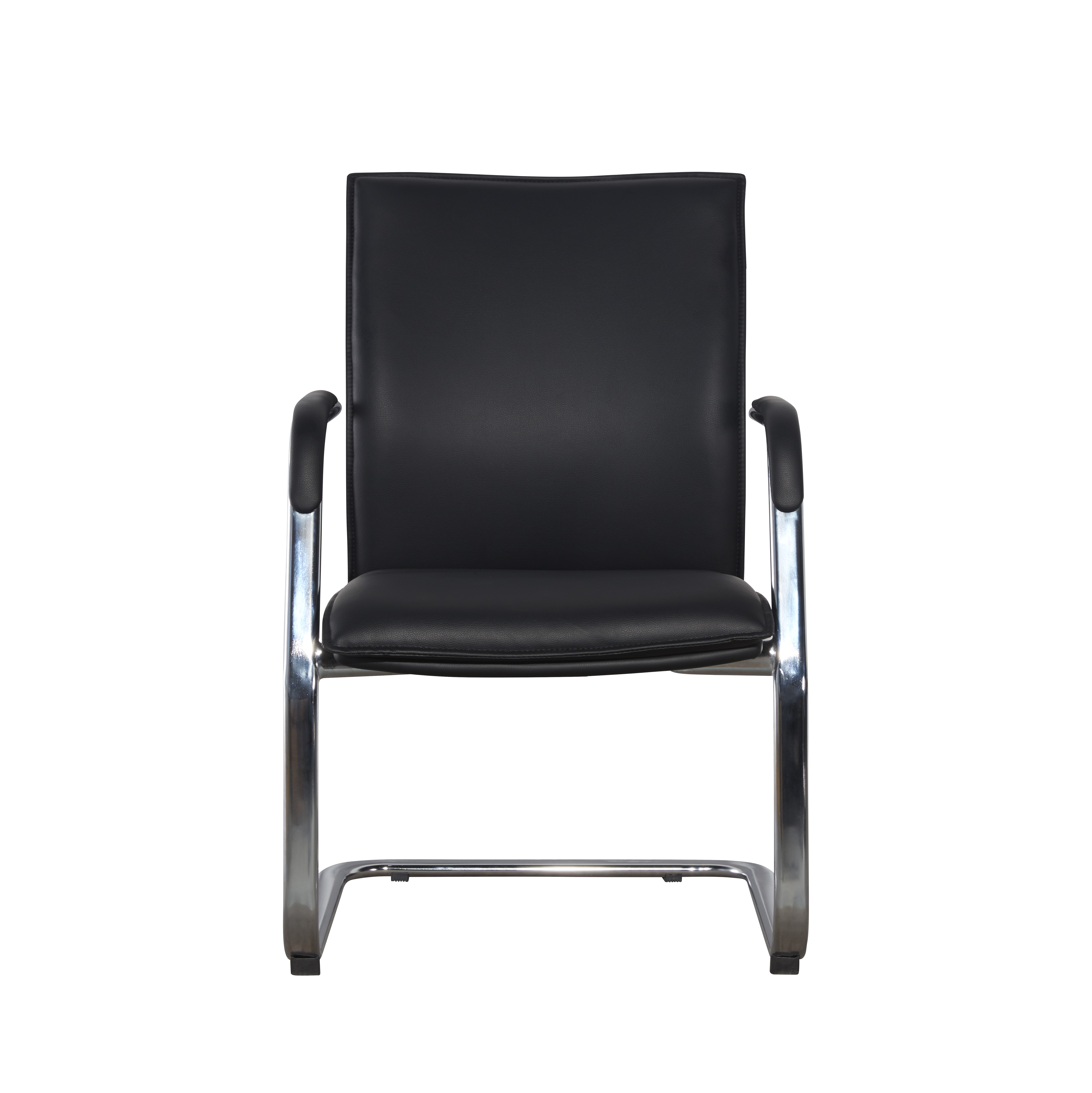 6020 Metal Real Leather Executive Office Executive Computer Chair Tilt Swivel 3D