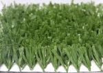 Green Artificial Grass For Soccer Field , Artificial Soccer Turf Fake Grass