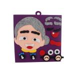 Ecofriendly 100 Handmade Foldable Multi Color Felt Child Kids Educational Board