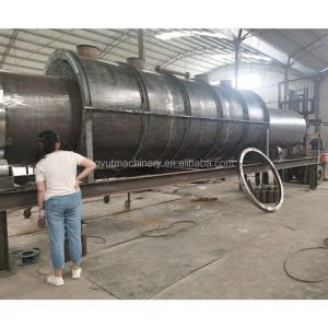 Bio Carbon Charring Furnace with Environmental Hot Air Flow and 8-9 Hours