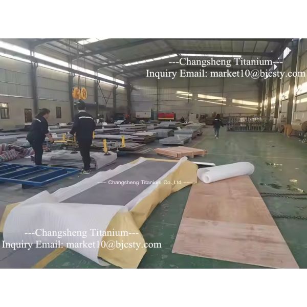 Grade 17 Titanium Sheet 8mm Thickness ASTM B265 For Processing Elbow And Nozzle