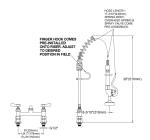 Brass Bar Mini 5.38LPM Pre Rinse Unit
