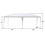 Powder Coated AJUNION 10' x 20' Outdoor Tent Canopy Gazebo Pavilion for Wedding