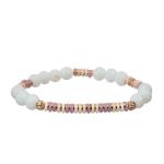Multilayer Sparkly Lavender Flower Beads Adjustable Birthday Gifts Party Favors