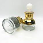 Fancy Glass Perfume Bottles 15 Ml 25 Ml 30 Ml 40 Ml Dropper Type XFPB-031