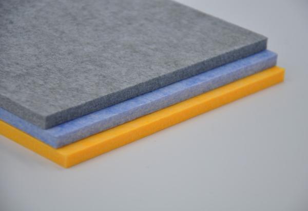 China Polyester Fiber Acoustic Square Panels Felt Sound Dampening Wall Board factory