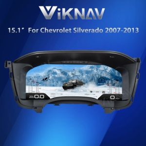 Viknav 15.1 Inch LCD Screen Car Digital Cluster For Chevrolet Silverado GMC