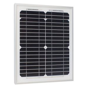 Black Color 10W 12V Solar Panel , Folding Solar Panels For Home System