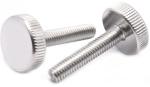 18-8 Stainless Steel Low-Profile Knurled-Head Thumb Screws DIN653 Knurled Thumb